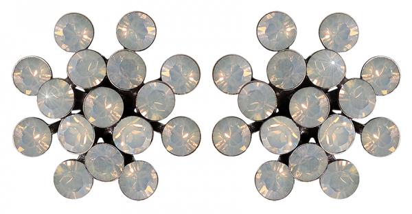 Grey Opal - Magic Fireball Studs